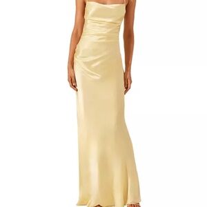 Shona Joy, Butter Yellow Maxi Dress